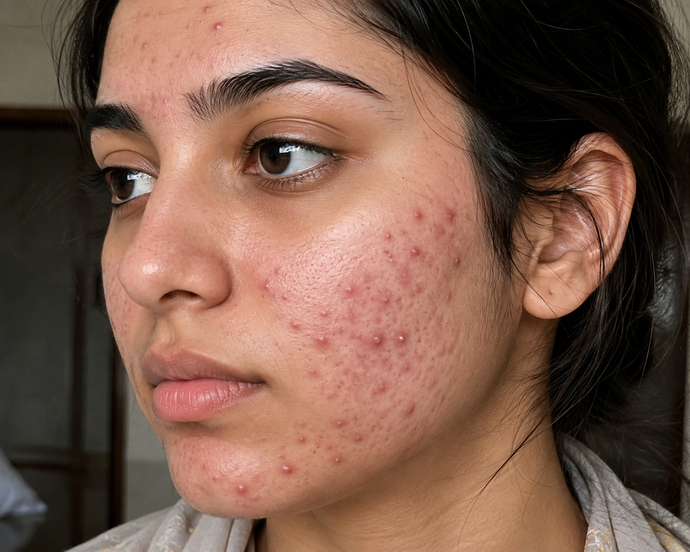 Before using skincare